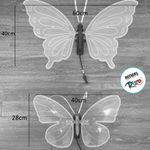 Borboleta de LED para Decoração com Movimento - 60cm - 1 unidade - Magazine 25