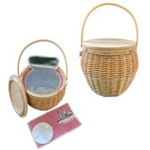 Kit Cesta de Pic Nic 2 serviços - 9 peças - 33x38cm - 1 unidade - Magazine 25