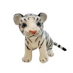 Tigre de Pelúcia - Branco - 18cm - 1 unidade - Rizzo