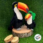 Tucano de Pelúcia - 18cm - 1 unidade - Rizzo