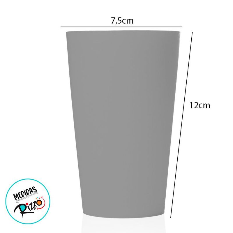 Copo de Plástico 300ml  - Azul Royal - 1 unidade - Magazine 25