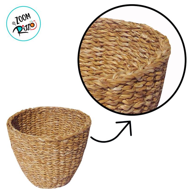 Cesta Decorativa Caue de Seagrass - 26x26x20cm - 1 unidade - Magazine 25