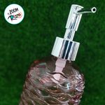 Kit para Banheiro de Vidro 3 Peças - 420ml - Rosa - 1 unidade - Magazine 25