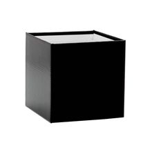 Cachepot Quadrado para Arranjos e Presentes - Preto - 15cm - 1 unidade - Magazine 25