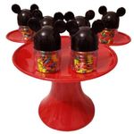 Mesa Vermelha P/ Doces Minnie Mickey Mouse - 20x14cm - 1 Un - Magazine 25