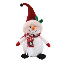 Boneco De Neve Com Gorro e Cachecol - Colorido - 20,5 cm - 1 unidade - Cromus - Magazine 25