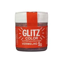 Glitter Para Decoração Vermelho - 1 Unidade - Glitz - Magazine 25