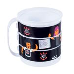 Caneca Divertida Corinthians - 360 ml - 1 unidade - Plasútil - Rizzo