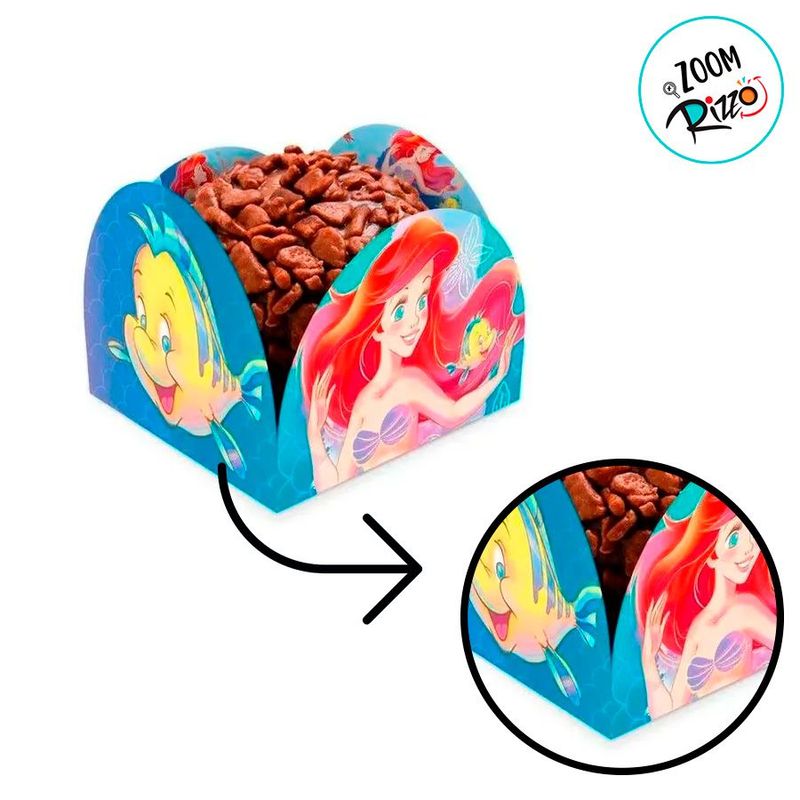 Porta Forminha - Pequena Sereia Ariel  - 50 unidades - Regina - Magazine 25