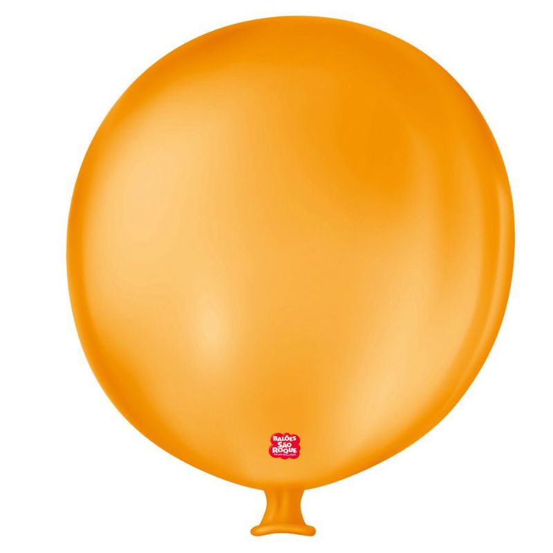 Balão de Festa Látex Gigante 3 pés - 91cm - Amarelo Sol - 1 unidade - São Roque - magazine 25