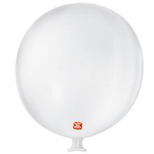 Balão de Festa Látex Gigante 3 pés - 91cm - Branco Polar - 1 unidade - São Roque - magazine 25