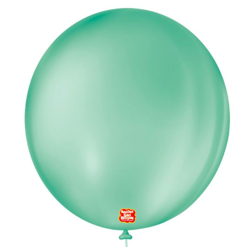 Balão de Festa Látex Gigante 3 pés - 91cm - Tiffany - 1 unidade - São Roque - magazine 25