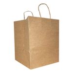 Sacola de Papel Kraft Premium Fundo Largo D-34 - 34x24,5x21cm - 10 unidades - Rizzo Embalagens