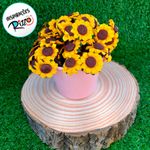Mini Buque de Girassóis Artificiais - 8cm - 10 unidades - Magazine 25