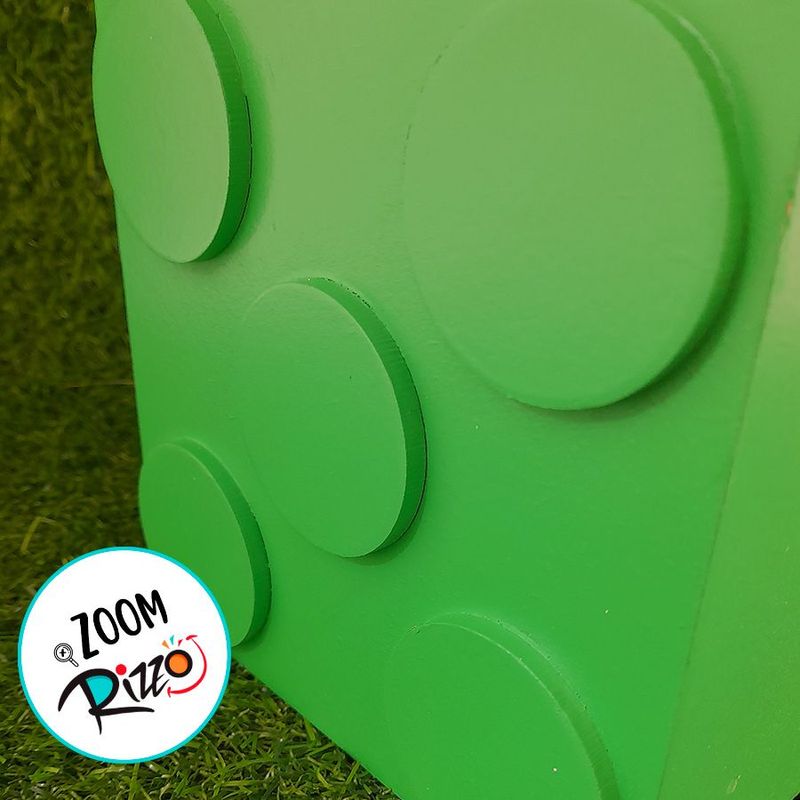 Enfeite MDF - Caixa Dado Verde - 15x15cm - 1 unidade - Rizzo