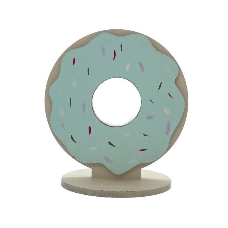 Mini Donut MDF - Verde Água - 11cm - 1 unidade - Rizzo