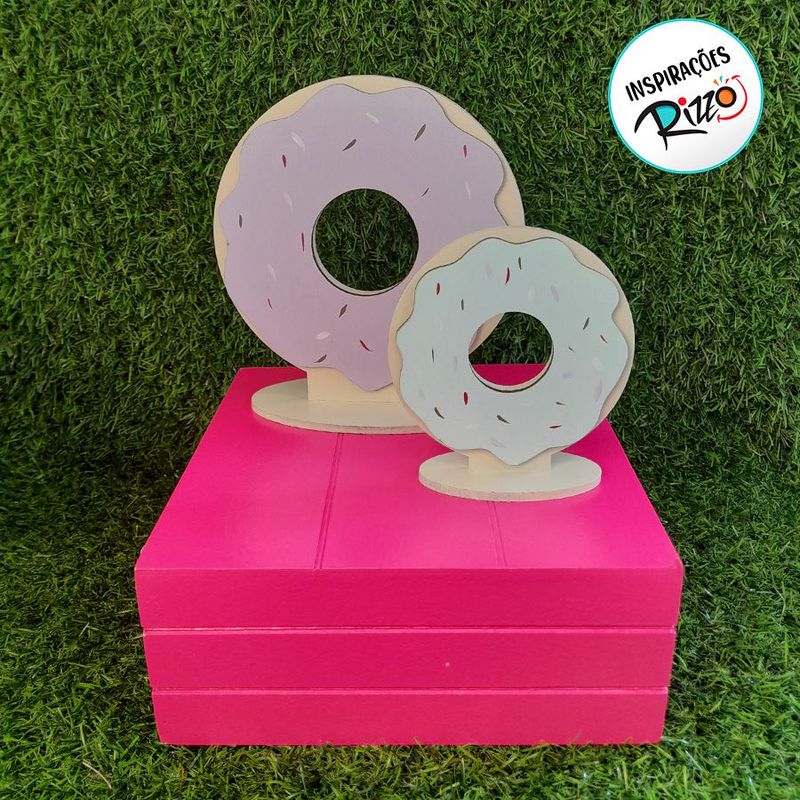 Donut MDF - Lilás - 16,5cm - 1 unidade - Rizzo