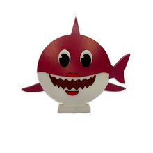 Personagem MDF Mommy Shark - 1 unidade - Magazine 25