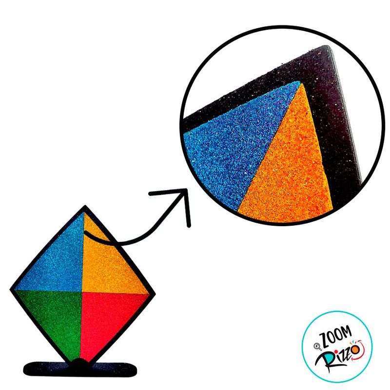 Painel Mesa em MDF - Balão Junino Glitter - 20cm - 1 unidade - Magazine 25