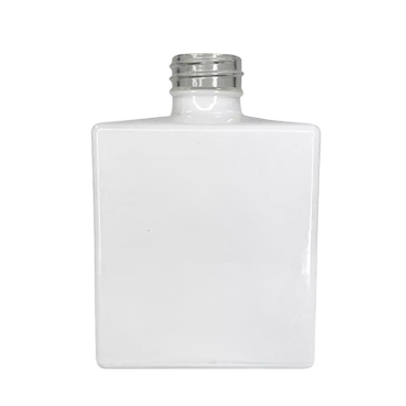 Frasco para Perfumaria de Vidro - Liverpool Quadrado Branco - 50ml - 1 unidade - Magazine 25