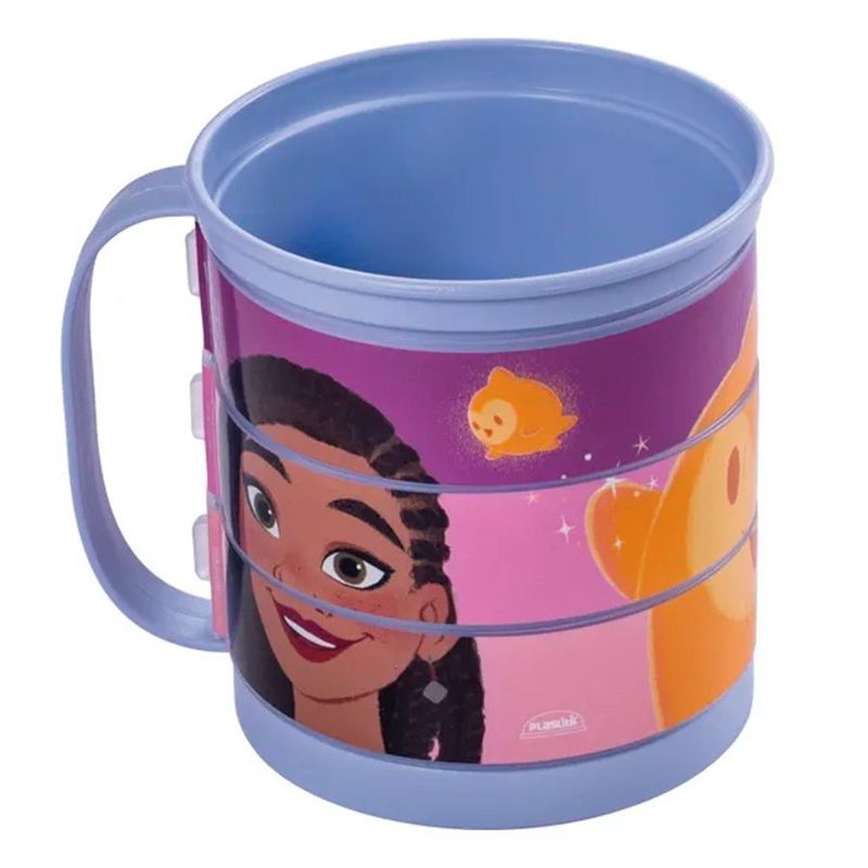 Caneca Divertida Wish: O Poder dos Desejos - 360 ml - 1 unidade - Plasútil - Magazine 25