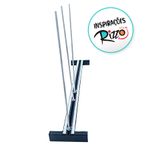 Medidor de Metal para Balão Profissional 16'' - Preto - 1 unidade - Magazine 25