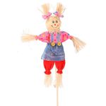 Espeto para Jardim - Espantalha de Festa Junina - Rosa - 1 unidade - Magazine 25