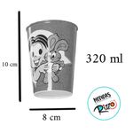 Copo de Plástico Turma da Mônica - Mônica - 320 ml - 1 unidade - Plasútil - Magazine 25