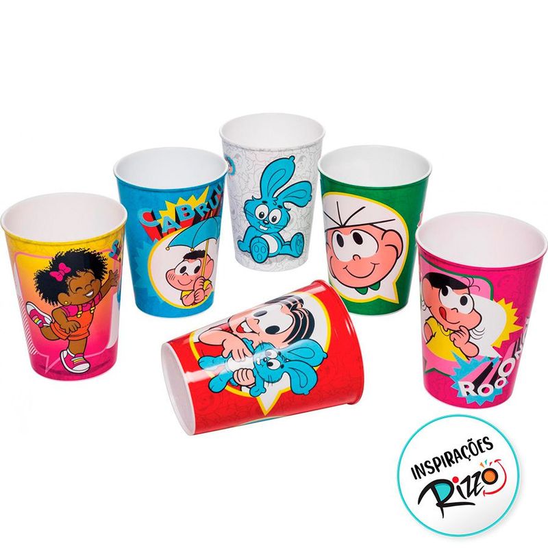 Copo de Plástico Turma da Mônica - Mônica - 320 ml - 1 unidade - Plasútil - Magazine 25