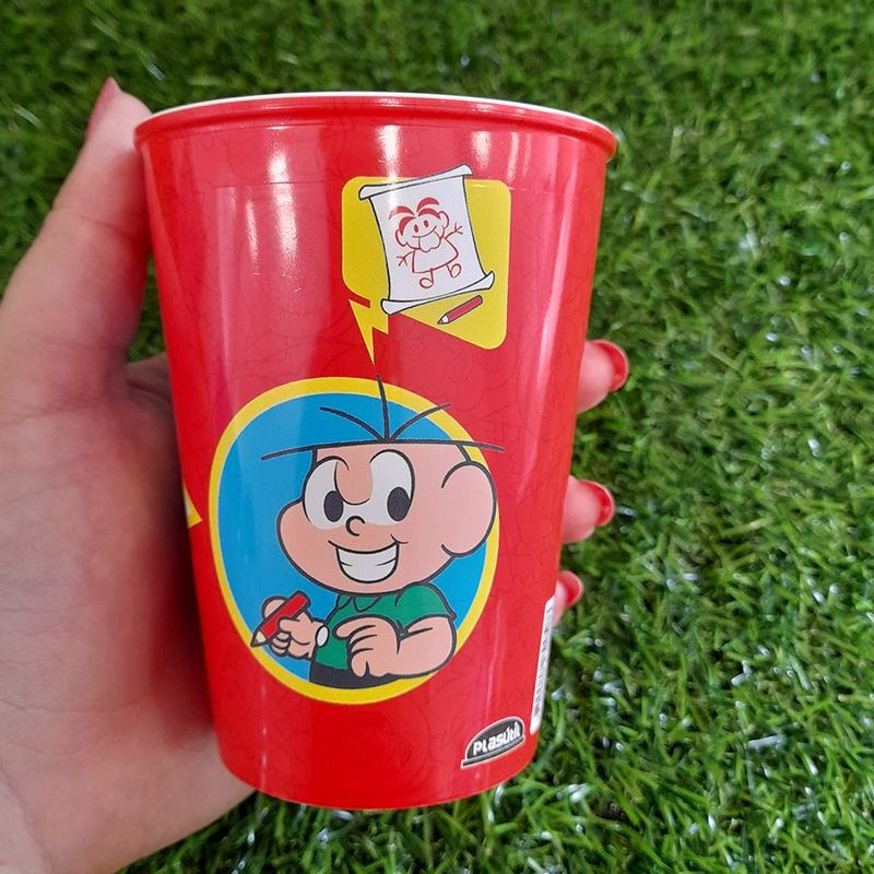 Copo de Plástico Turma da Mônica - Mônica - 320 ml - 1 unidade - Plasútil - Magazine 25
