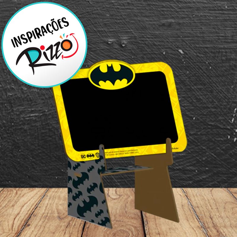 Mini Lousa MDF - Batman - 1 unidade - FestColor - Magazine 25