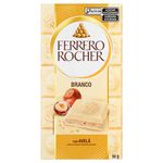 Tablete de Chocolate Ferrero Rocher Branco 90g - Ferrero