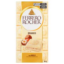 Tablete de Chocolate Ferrero Rocher Branco 90g - Ferrero
