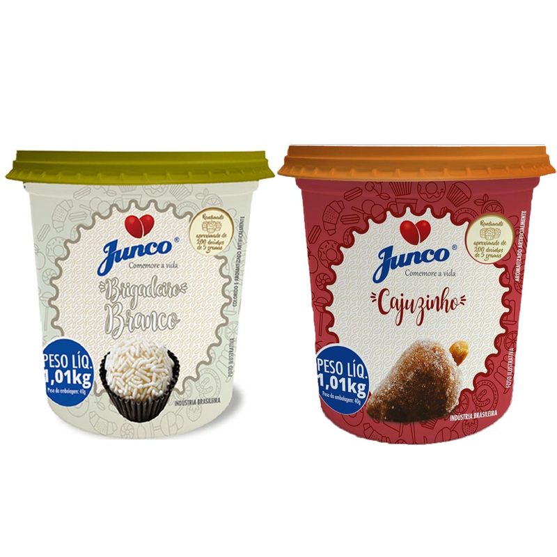 Kit Junco Pronto - Brig Branco e Cajuzinho 1,01Kg - Junco
