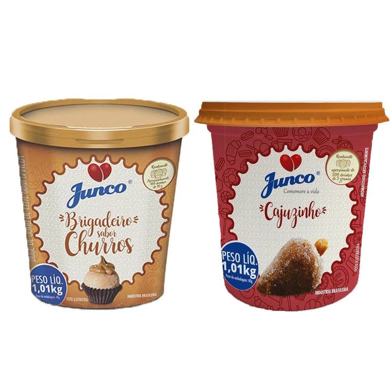 Kit Junco Pronto - Churros e Cajuzinho 1,01Kg - Junco