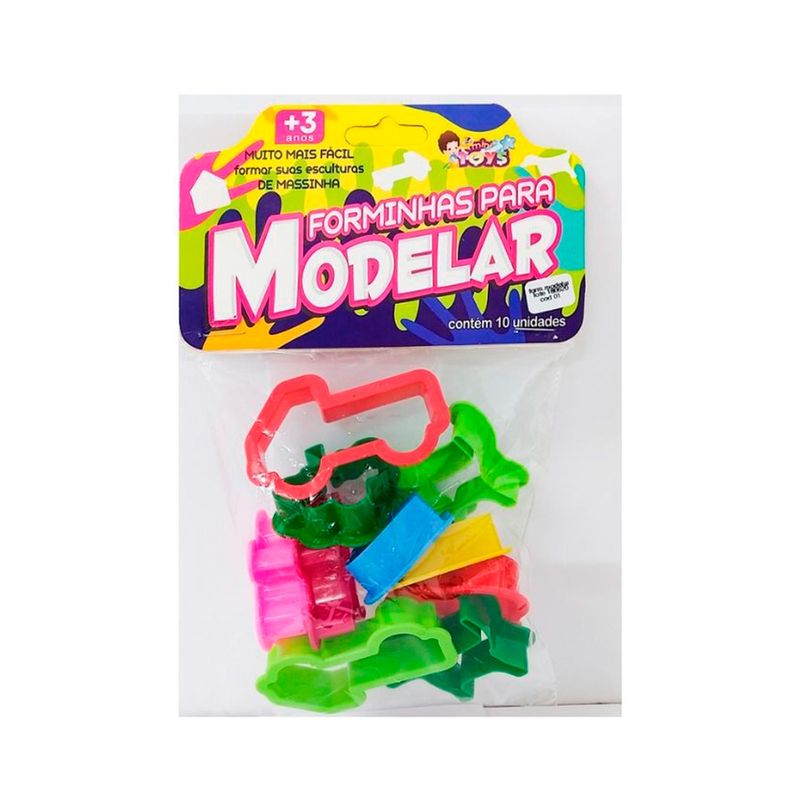 Mini Brinquedo Formas para Modelar - Sortidos - 1 unidade - Rizzo