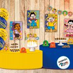 Decoração de Mesa - Chico Bento - 8 unidades - FestColor - Magazine 25
