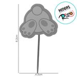 Pick Decorativo - Pernas de Coelho - 12 unidades - Rizzo