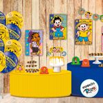 Kit Decorativo - Chico Bento - 63x45cm - 9 unidades - FestColor - Magazine 25
