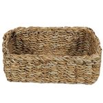 Cesta Decorativa Ecoeama de Seagrass - 32x20x12cm - 1 unidade - Rizzo