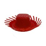 Forminha para Doces - Mini Chapéu de Festa Junina - Vermelho - 7,5x3cm - 12 unidades - Magazine 25