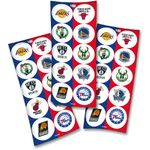 NBA Adesivo Redondo c/30 - Festcolor