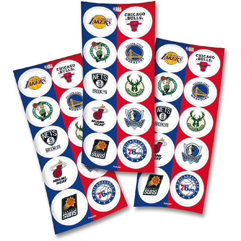NBA Adesivo Redondo c/30 - Festcolor