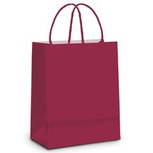 Sacola de Papel P Marsala - 21,5x15x8cm - 10 unidades - Cromus - Magazine 25