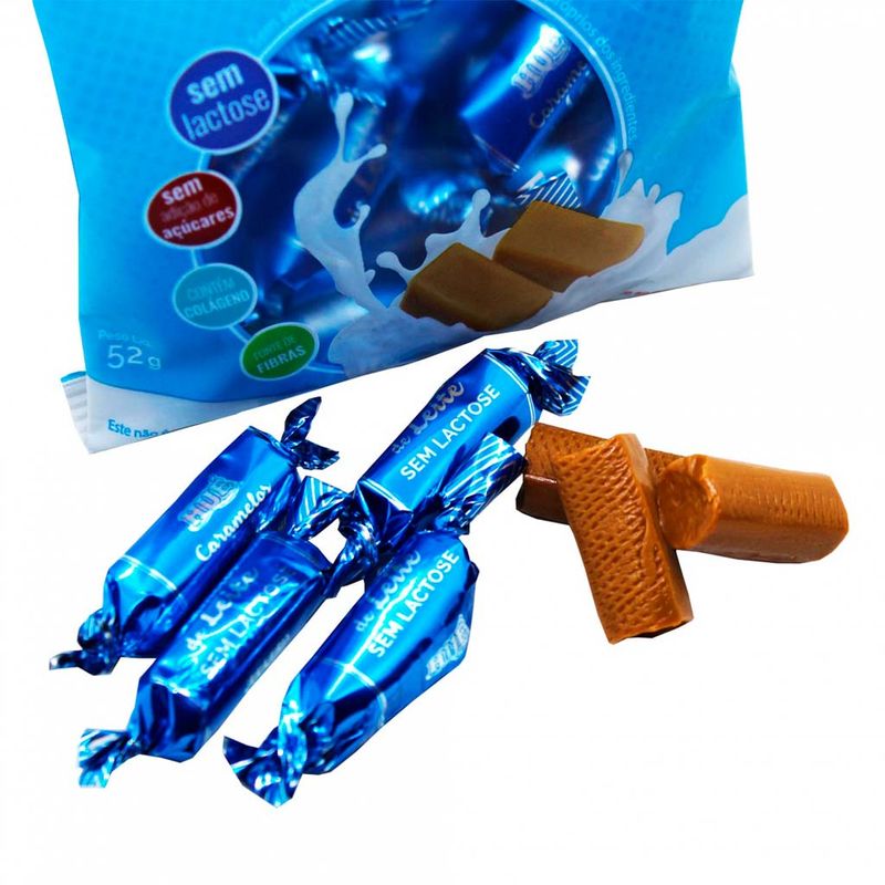 Caramelo de Leite Sem Lactose Diet 52g - Hué