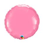 Balão de Festa Microfoil 18" 45cm - Redondo Rosa Metalizado - 1 unidade - Qualatex - Magazine 25