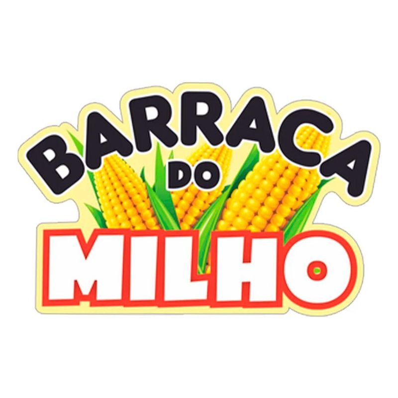 Placa de Sinalização Barraca do Milho Festa Junina  - 1 unidade - Magazine 25