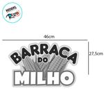 Placa de Sinalização Barraca do Milho Festa Junina  - 1 unidade - Magazine 25