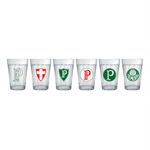 Copo Americano - 190ml - Palmeiras - 6 Copos - 1 unidade - Allmix - Magazine 25