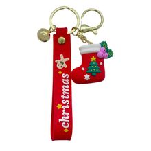Chaveiro Bota de Natal - 4cm - 1 unidade - Magazine 25